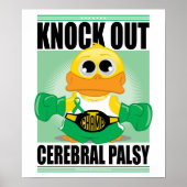 Knock Out Cerebral Palsy Poster (Voorkant)