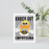 Knock Out Emfysema Briefkaart (Staand voorkant)