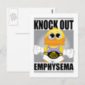 Knock Out Emfysema Briefkaart (Voorkant / Achterkant)