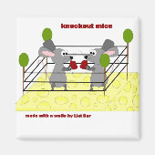 knock-out muizen magneet (Voorkant)