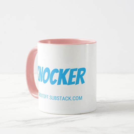 KNOCKER Coffee Mug Mok (Voorkant links)