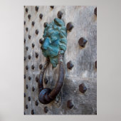 Knocker van de gietdeur poster (Voorkant)