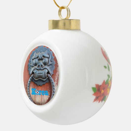 Knocker voor Koreaanse drakendeur Keramische Bal Ornament (Rechts)