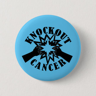 Knockout Cancer Ronde Button 5,7 Cm