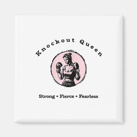 Knockout Queen Magneet (Voorkant)