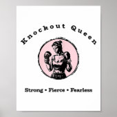 Knockout Queen Poster (Voorkant)