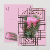 Knockout Roos & Chocolade Briefkaart- aanpassen Briefkaart (Voorkant / Achterkant)