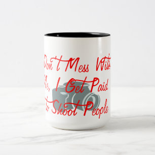 knoei niet met me ik worden betaald aan spruit tweekleurige koffiemok