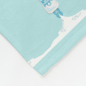 Knoflook Aioli Fleece Deken (Hoek)