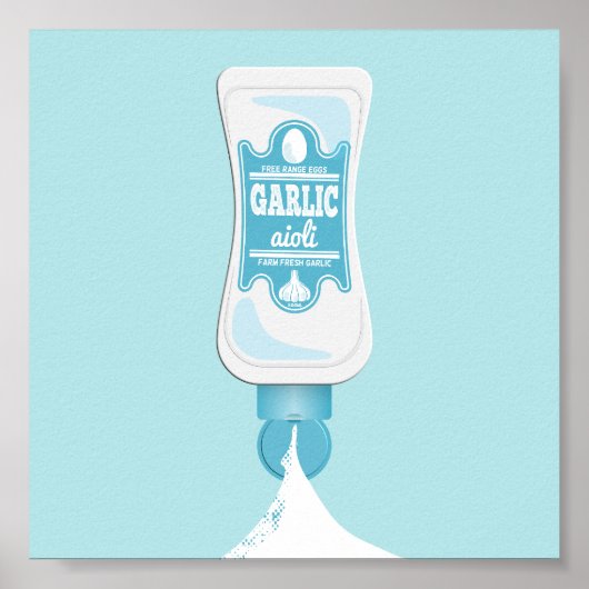 Knoflook Aioli Poster (Voorkant)