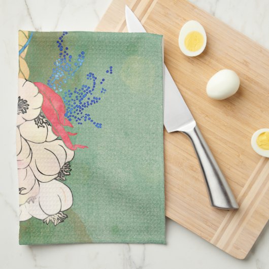 Knoflook Braid Tea Towel Theedoek (Quarter Fold)