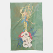 Knoflook Braid Tea Towel Theedoek (Verticaal)