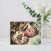 knoflook briefkaart (Staand voorkant)