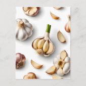 knoflook briefkaart (Voorkant)
