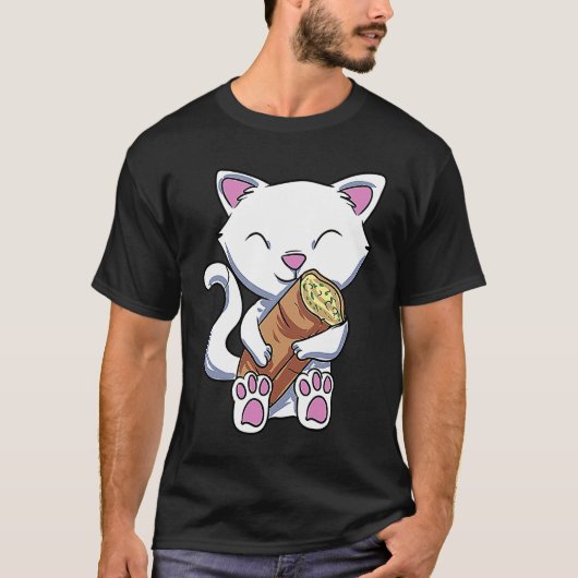 Knoflook Brood Kat T-shirt (Voorkant)