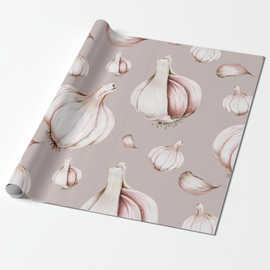 Knoflook Cadeaupapier (Uitgerold)