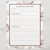 Knoflook | Eenvoudig wit | Casserole Recipe Page (Achterkant)