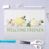 Knoflook en uien keuken ontkoppeling tissuepapier (Craft)