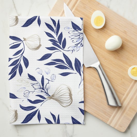 Knoflook Glamour - Theedoek (Quarter Fold)