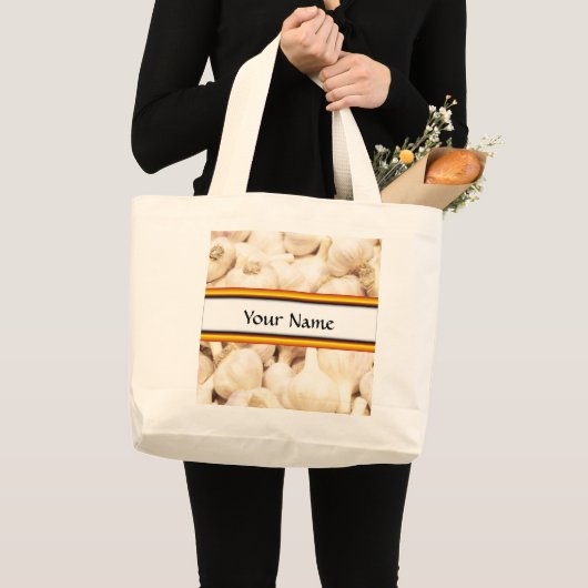 Knoflook Grote Tote Bag (Voorkant (product))
