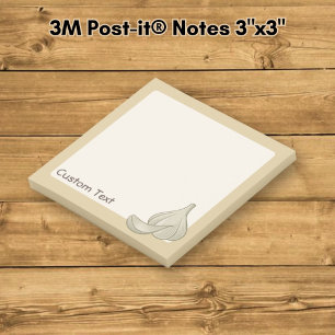 Knoflook Houtsnede Icoon Post-it® Notes