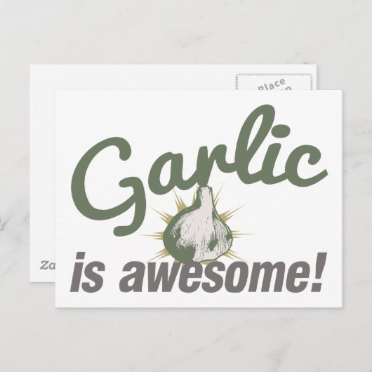 Knoflook is Geweldige! Briefkaart (Voorkant / Achterkant)