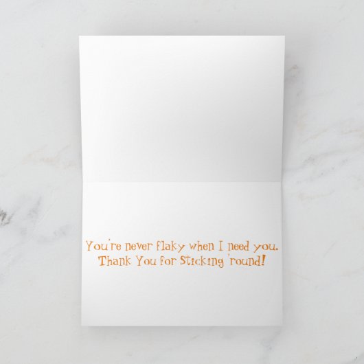 "Knoflook-kaasbrood" Hartelijk dank Kaart (Binnen)