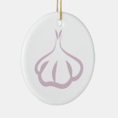 Knoflook Keramisch Ornament (Rechts)