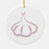 Knoflook Keramisch Ornament (Achterkant)