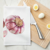 'Knoflook' keukenhanddoek (Quarter Fold)