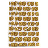 Knoflook Knots Broodje Italiaans Eten Koken Chef Medium Cadeauzakje (Voorkant)