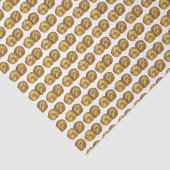 Knoflook Knots Broodje Italiaans Eten Koken Chef Tissuepapier (Detail)