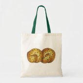 Knoflook Knots Broodje Italiaans Eten Koken Chef Tote Bag (Voorkant)