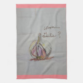 Knoflook Lovers Kitchen Towel Theedoek (Verticaal)