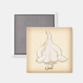 Knoflook Magnet (Voorkant / Achterkant)