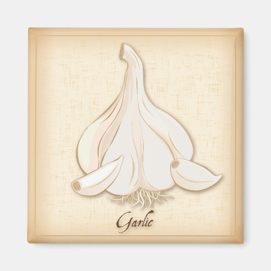 Knoflook Magnet (Voorkant)