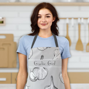 "Knoflook Meisje" Grappig Schattige Vrouwen Bakken Schort