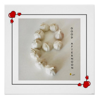 KNOFLOOK MET LIEFDE PERFECT POSTER