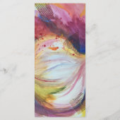 Knoflook Portret Collage Schilderij Artistiek Menu (Achterkant)