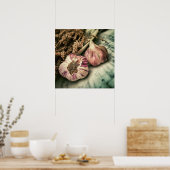 Knoflook/poster voor keukens poster (Keuken)