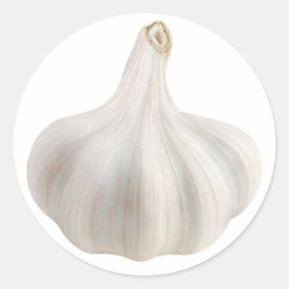 Knoflook Ronde Sticker