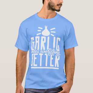 Knoflook teentjes koken t-shirt