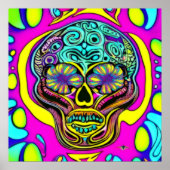 Knoflook van schedels - A.I. Poster (Voorkant)