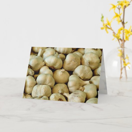 Knoflook, vers kaart (Gele Bloem)