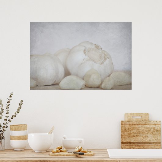 Knoflook, vers poster (Keuken)