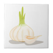 Knoflook, vers tegeltje (Voorkant)