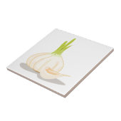 Knoflook, vers tegeltje (Zijkant)