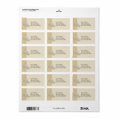 Knoflook Woodcut Icon Etiket (Full Sheet)