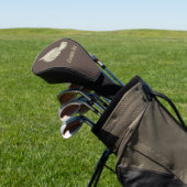 Knoflook Woodcut Icon Golfheadcover (Insitu)