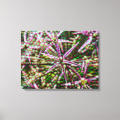 Knoflookbloem cellulaire Abstracte muurkunst Canvas Afdruk (Voorkant)